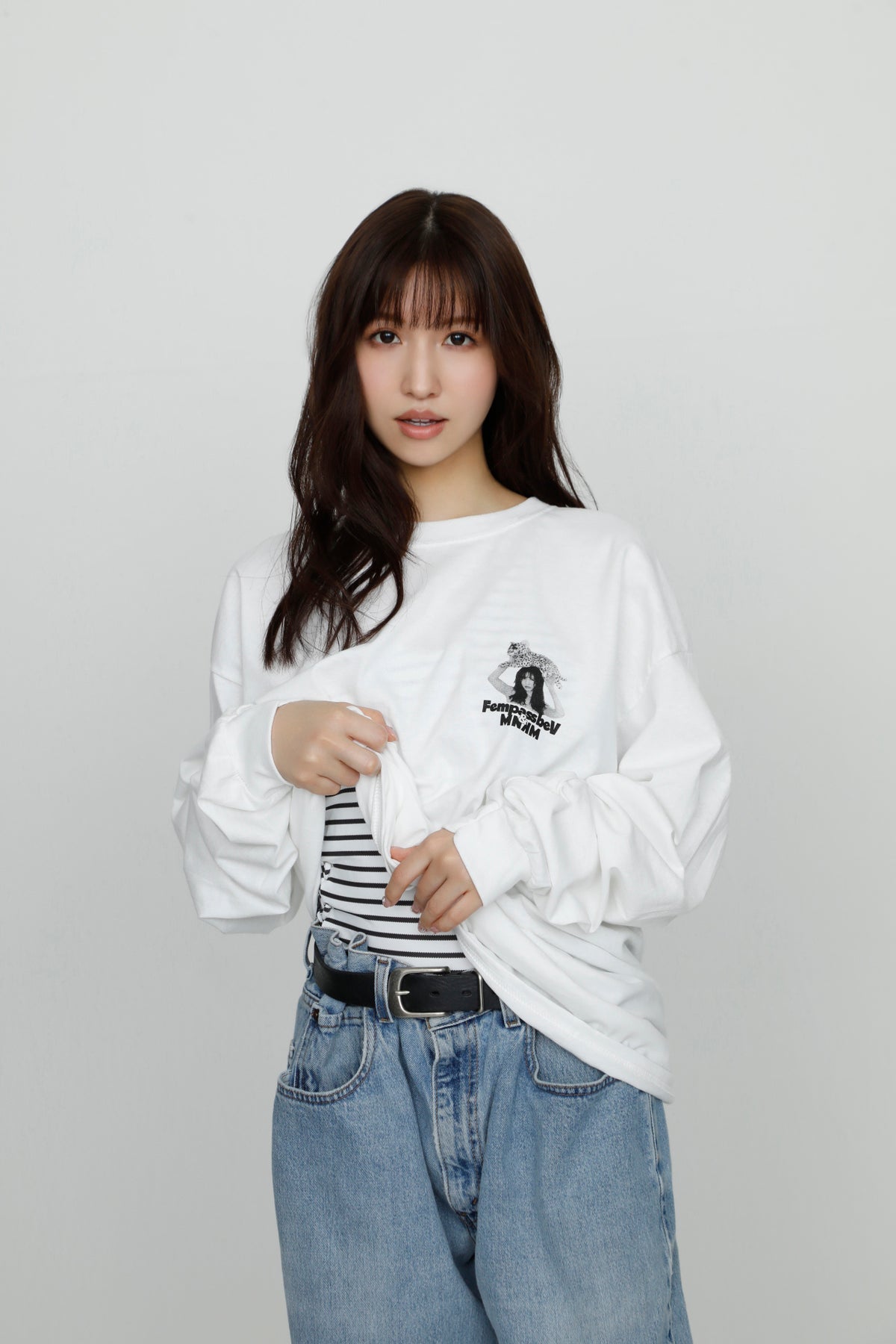 桜空ももコラボ】 Momo Sakura Long sleeve by MNKM | fempass beV