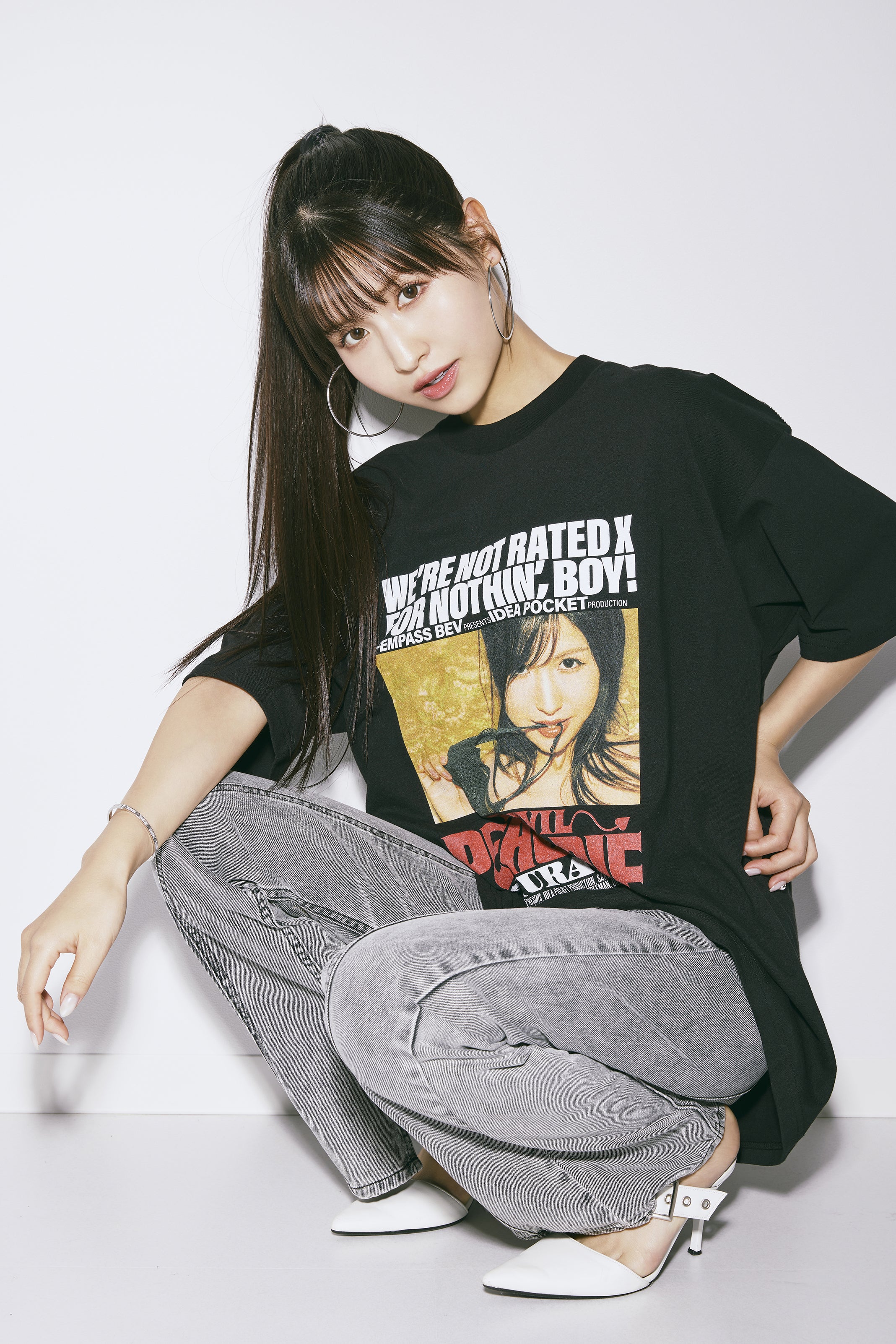 (nov 2023)桜空もも　Tシャツ PHOTO TEE (L) SAKURA MOMO】 PHOTO TEE | fempass beV