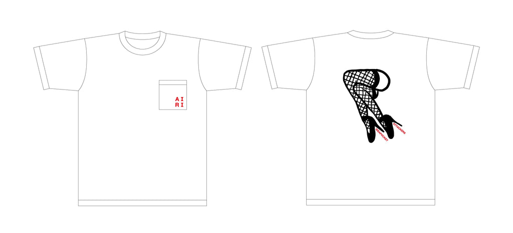 【buggy × 希島あいり】 Sexy Legs Breast Pocket TEE