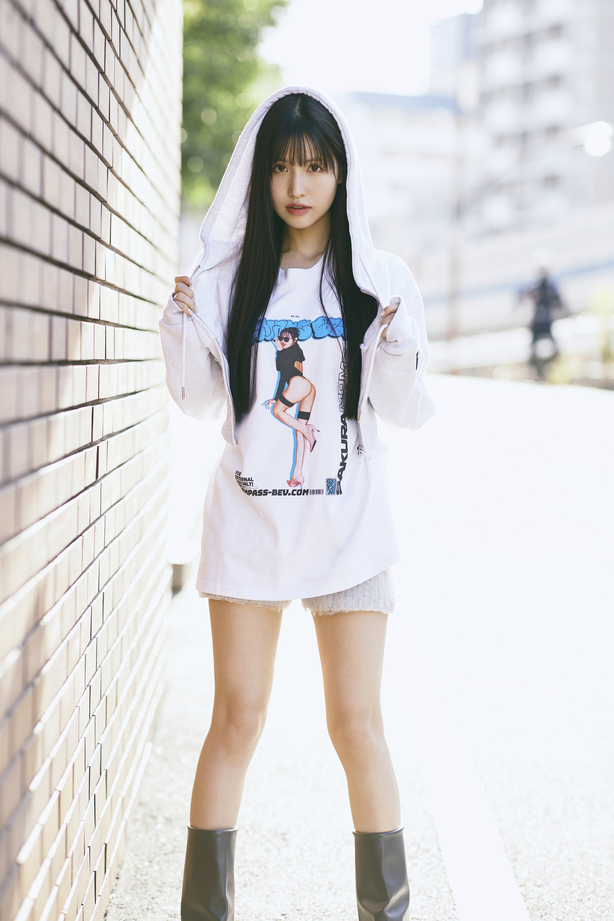 (nov 2023)桜空もも　Tシャツ PHOTO TEE (L) SAKURA MOMO】 PHOTO TEE | fempass beV