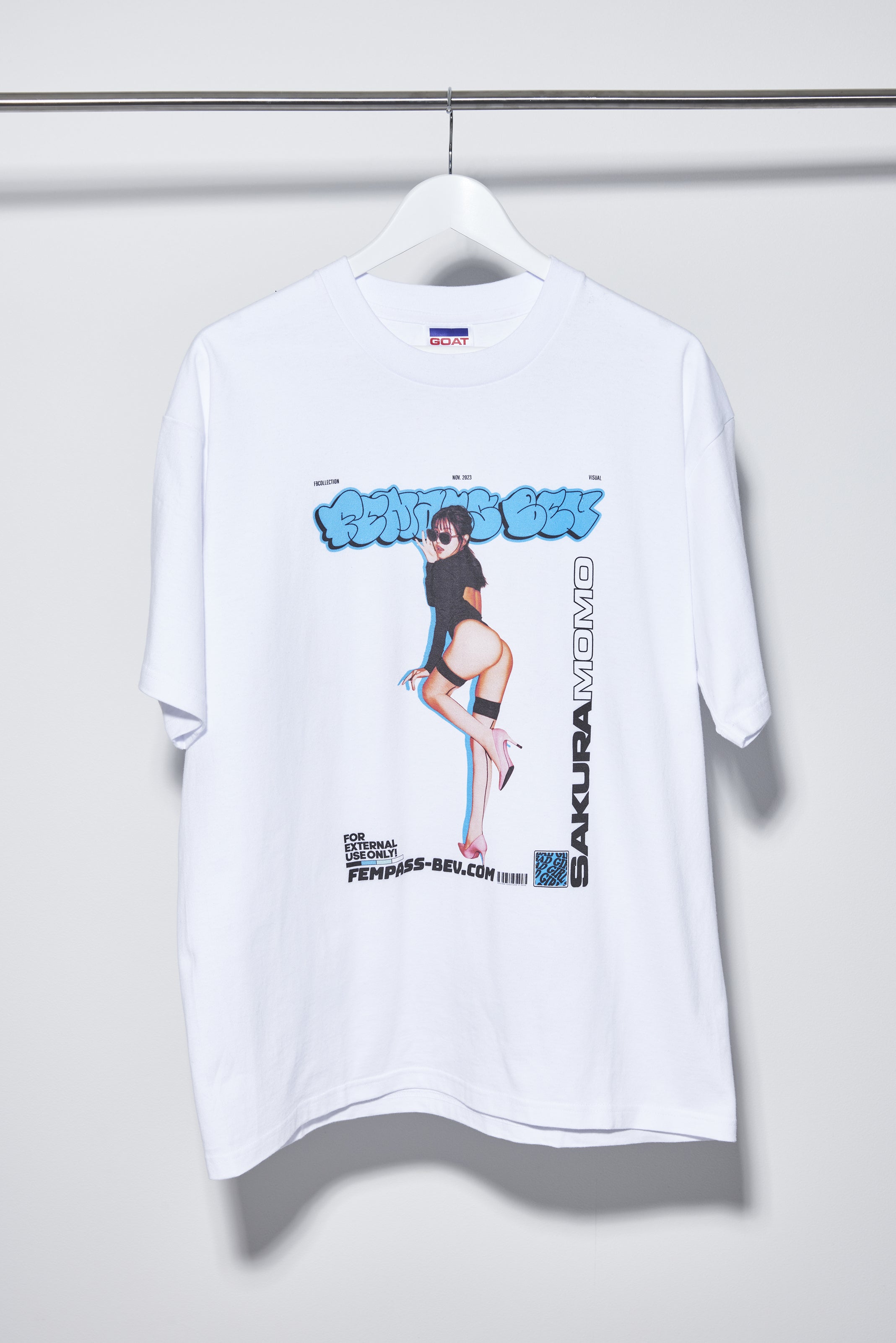 (nov 2023)桜空もも　Tシャツ PHOTO TEE (L) SAKURA MOMO】 PHOTO TEE | fempass beV